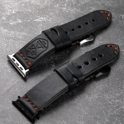 Full-Grain Leather Band for Apple Watch NZINGOU