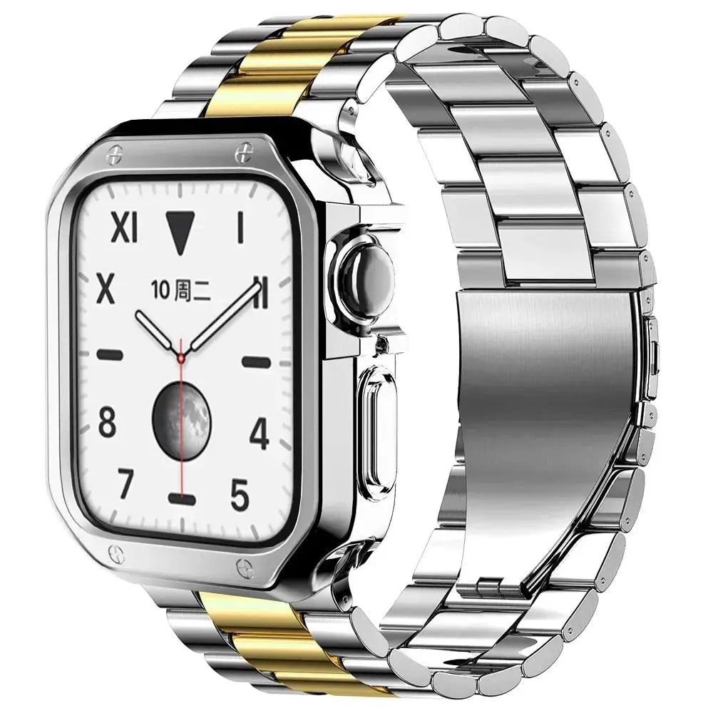 TPU protector case and stainless steel bracelet - NZINGOU