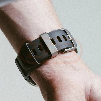 Silicone Titanium Breathable Bracelet Strap For Apple Watch NZINGOU