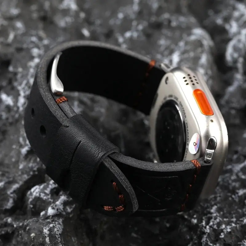 Full-Grain Leather Band for Apple Watch NZINGOU