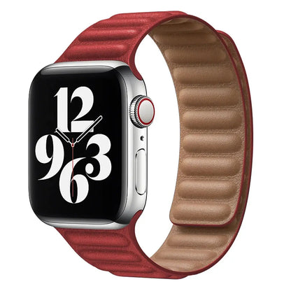 Magnetic Leather Link Band NZINGOU