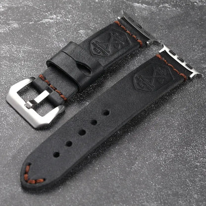 Full-Grain Leather Band for Apple Watch NZINGOU