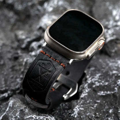 Full-Grain Leather Band for Apple Watch NZINGOU
