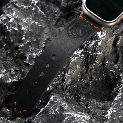 Full-Grain Leather Band for Apple Watch NZINGOU