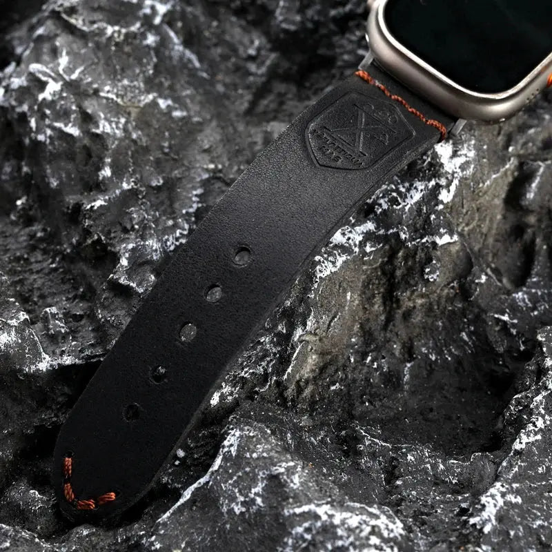 Full-Grain Leather Band for Apple Watch NZINGOU