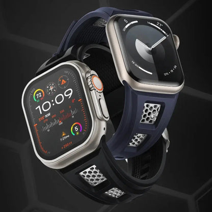 Grid Rugged Silicone Sport Band For Apple Watch NZINGOU