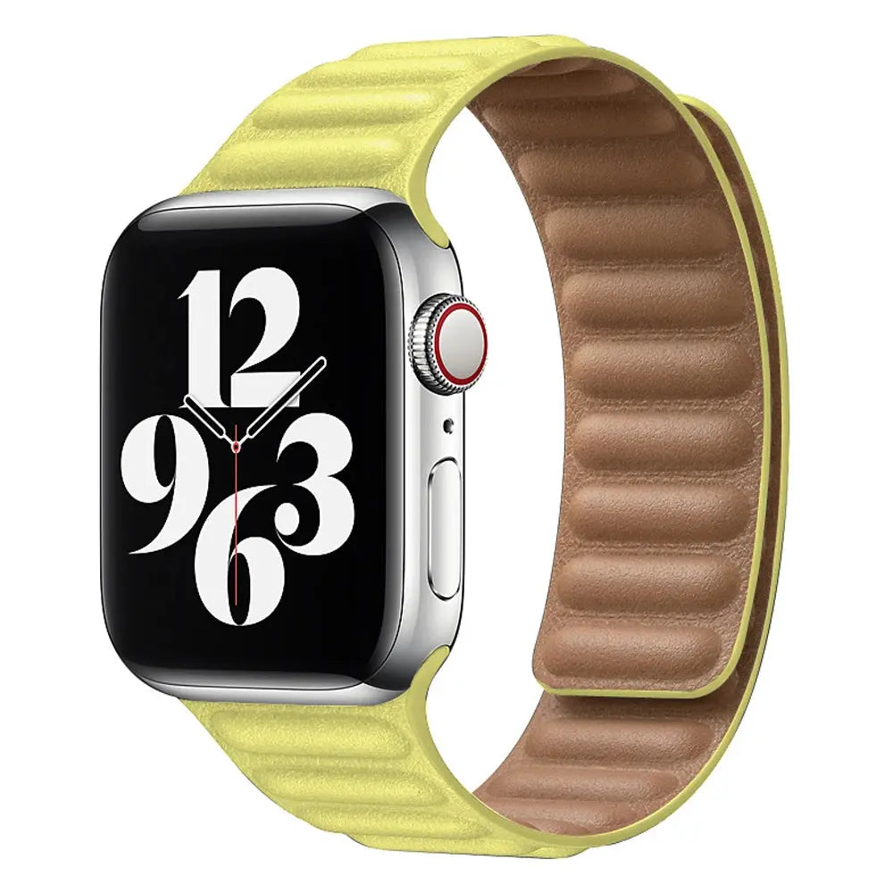 Magnetic Leather Link Band NZINGOU