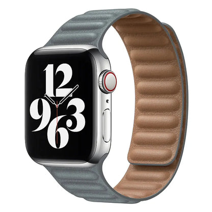Magnetic Leather Link Band NZINGOU