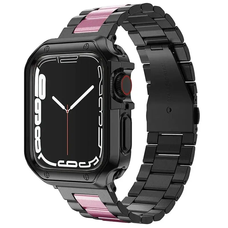 TPU protector case and stainless steel bracelet - NZINGOU