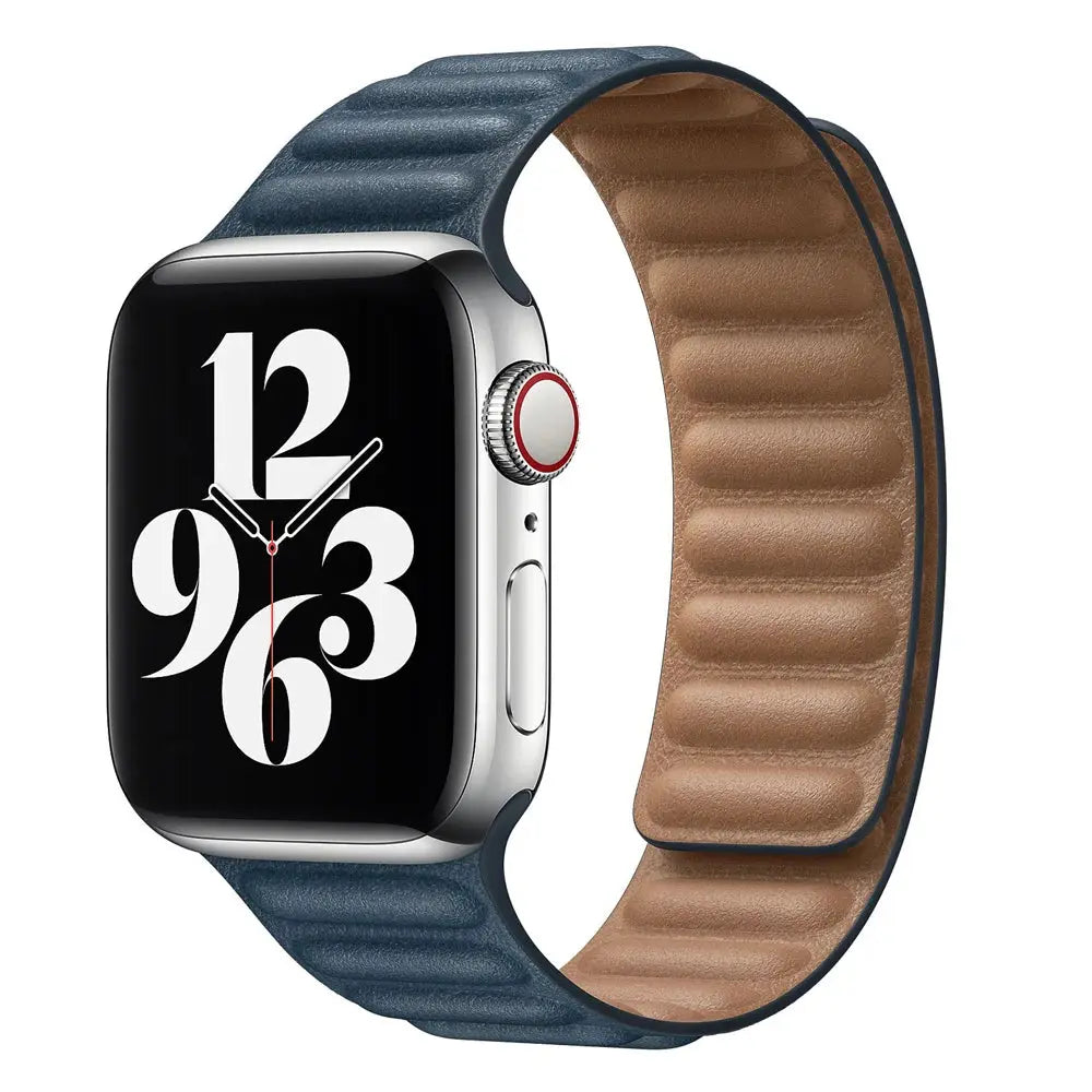 Magnetic Leather Link Band NZINGOU